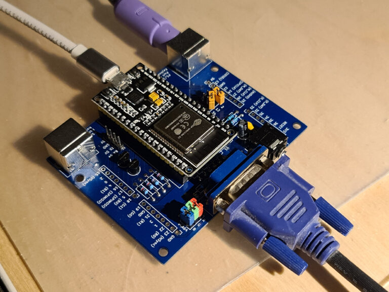 FABGL library serial and development board – Retro Computing