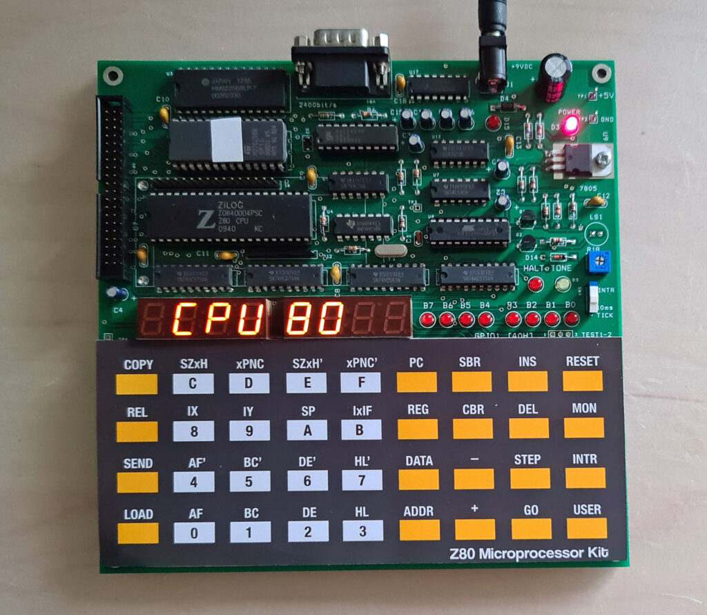 Z80 Microprocessor kit Retro Computing