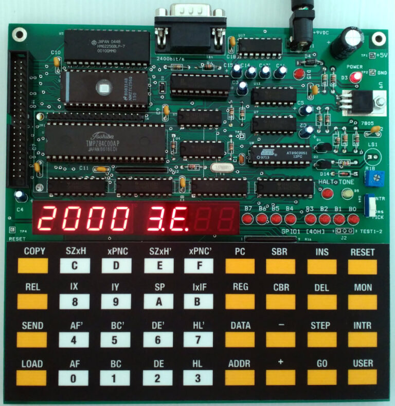 Z80 Microprocessor kit Retro Computing