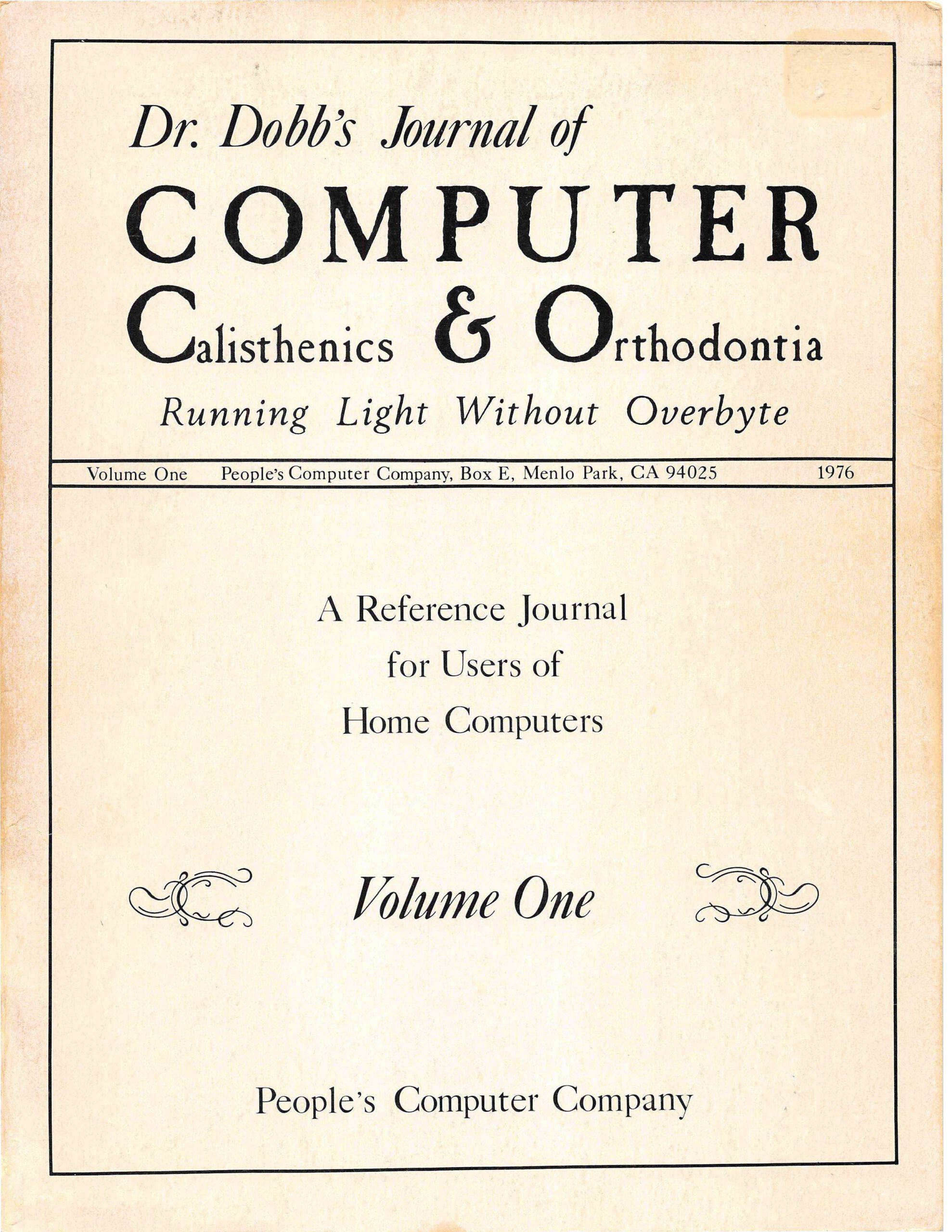 Dr Dobbs – Retro Computing