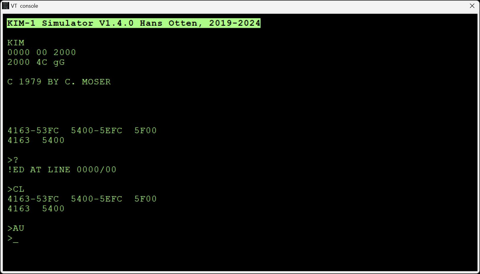 KIM-1 Macro Assembler Editor – Retro Computing
